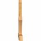 Ekena Millwork Redmond Rough Sawn Timber Gable Bracket, Western Red Cedar, 84"W x 53"H x 4"D x 6"F, 15/12 Pitch GBW084X53X0406RED00RWR - alternate 5